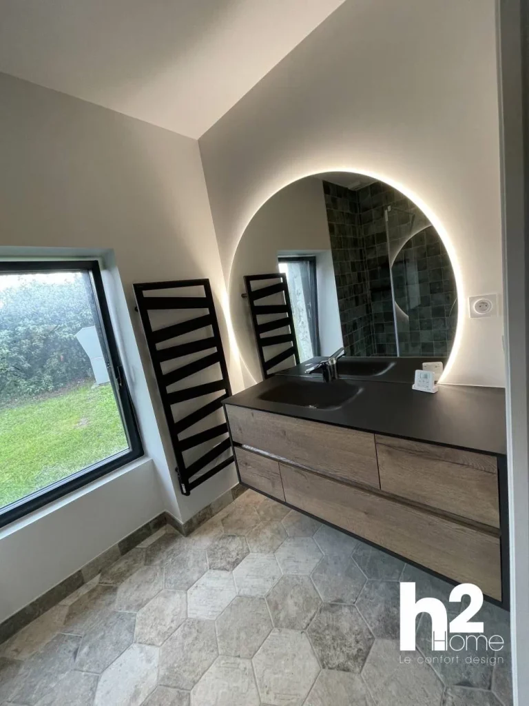 Réalisation de salle de bains par H2HOME